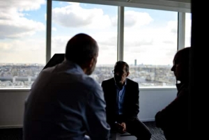 managers during a meeting management course exercise